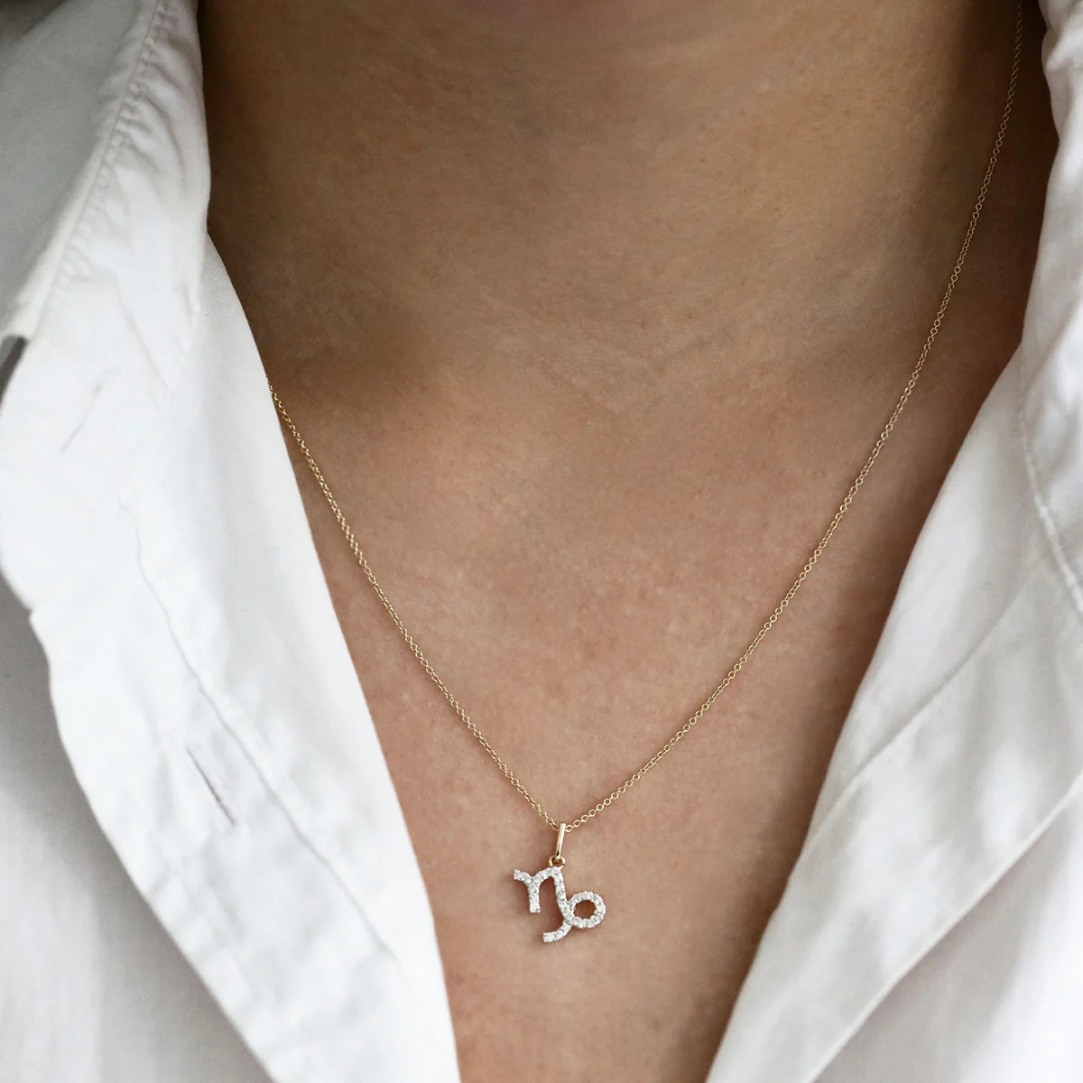 Personalised Diamond Zodiac Pendant | 9K Yellow Gold - Image 20