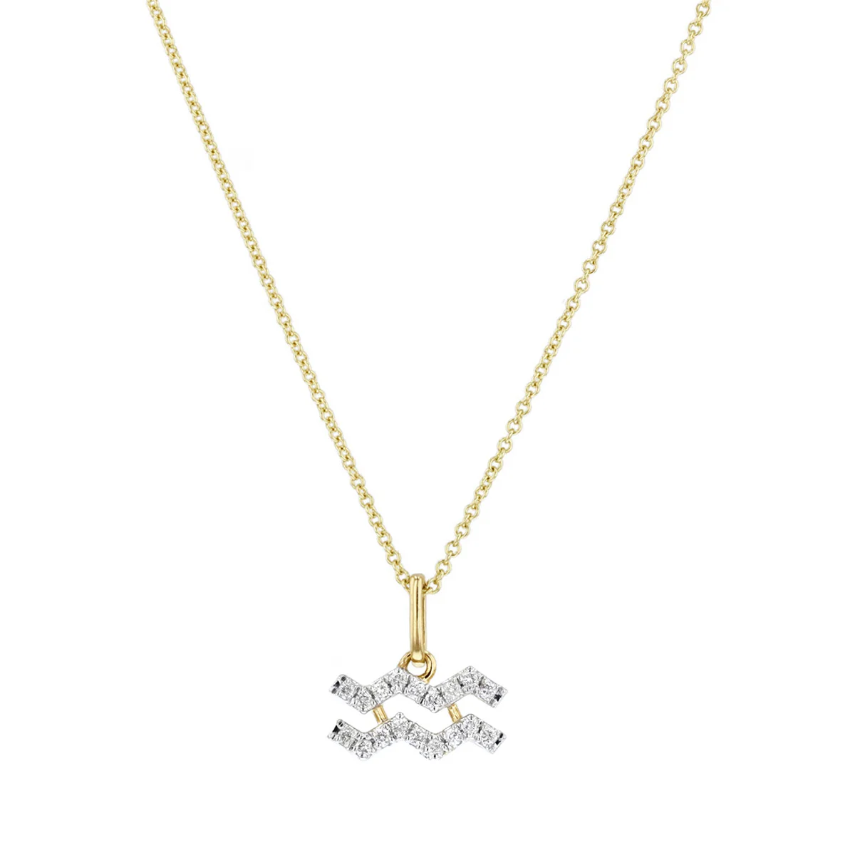 Personalised Diamond Zodiac Pendant | 9K Yellow Gold - Image 21
