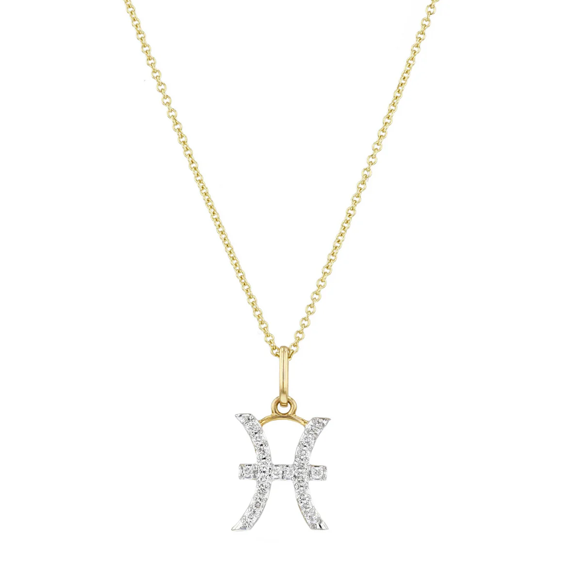 Personalised Diamond Zodiac Pendant | 9K Yellow Gold - Image 23