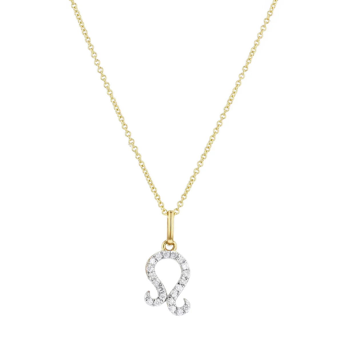 Personalised Diamond Zodiac Pendant | 9K Yellow Gold - Image 9