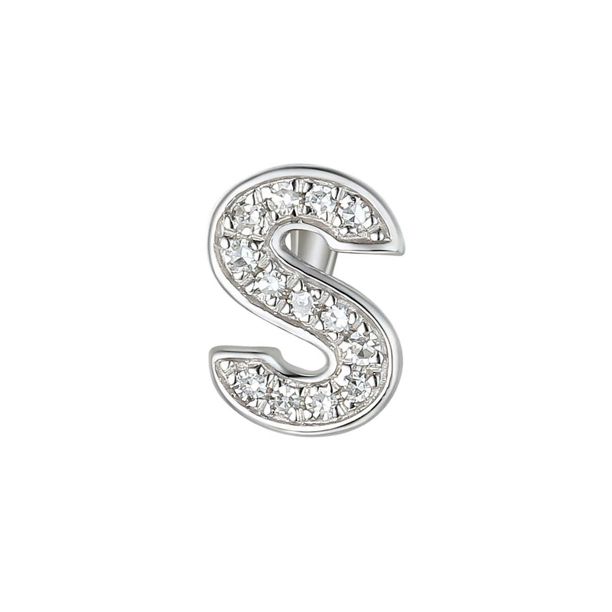 Personalised Luxury Diamond Double Letter Necklace | 9K White Gold - Image 18