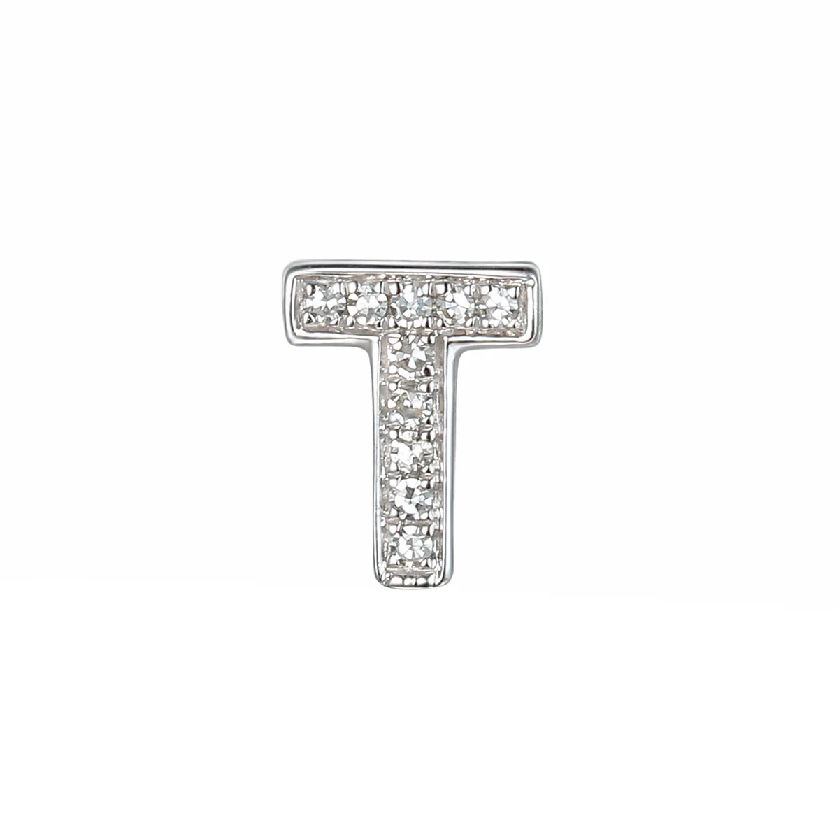 Personalised Luxury Diamond Double Letter Necklace | 9K White Gold - Image 19