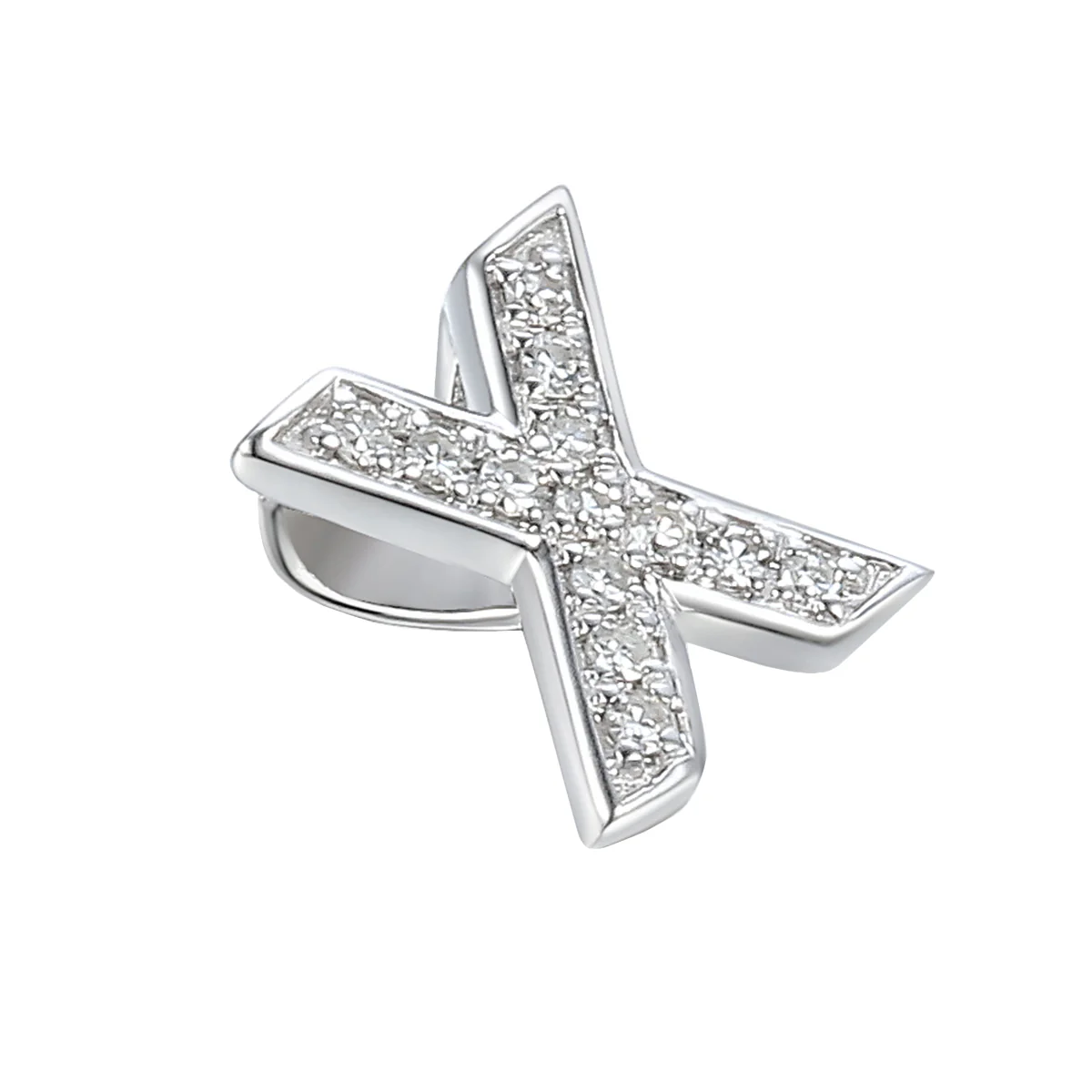 Personalised Luxury Diamond Double Letter Necklace | 9K White Gold - Image 22