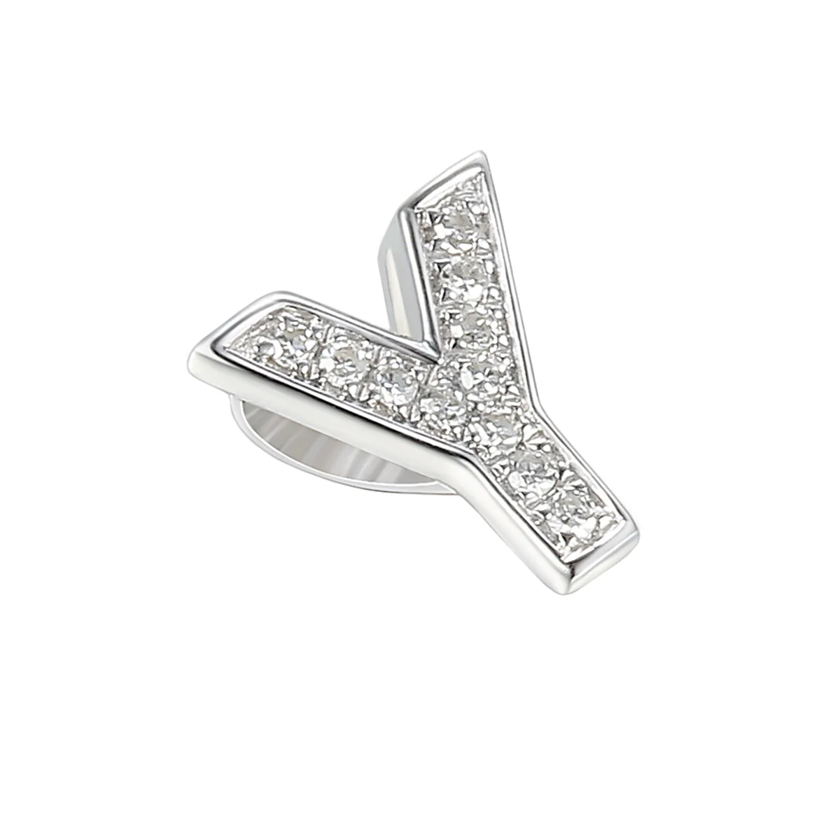 Personalised Luxury Diamond Double Letter Necklace | 9K White Gold - Image 23