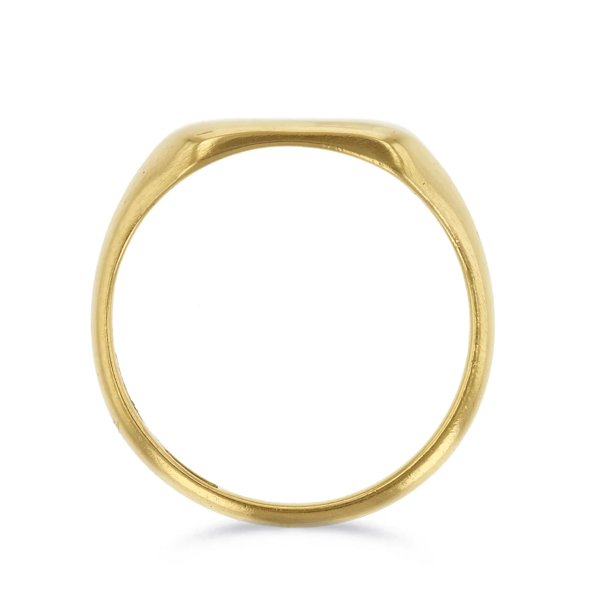 Rectangular Signet Ring | Pre-Loved | 18K Yellow Gold - Image 5