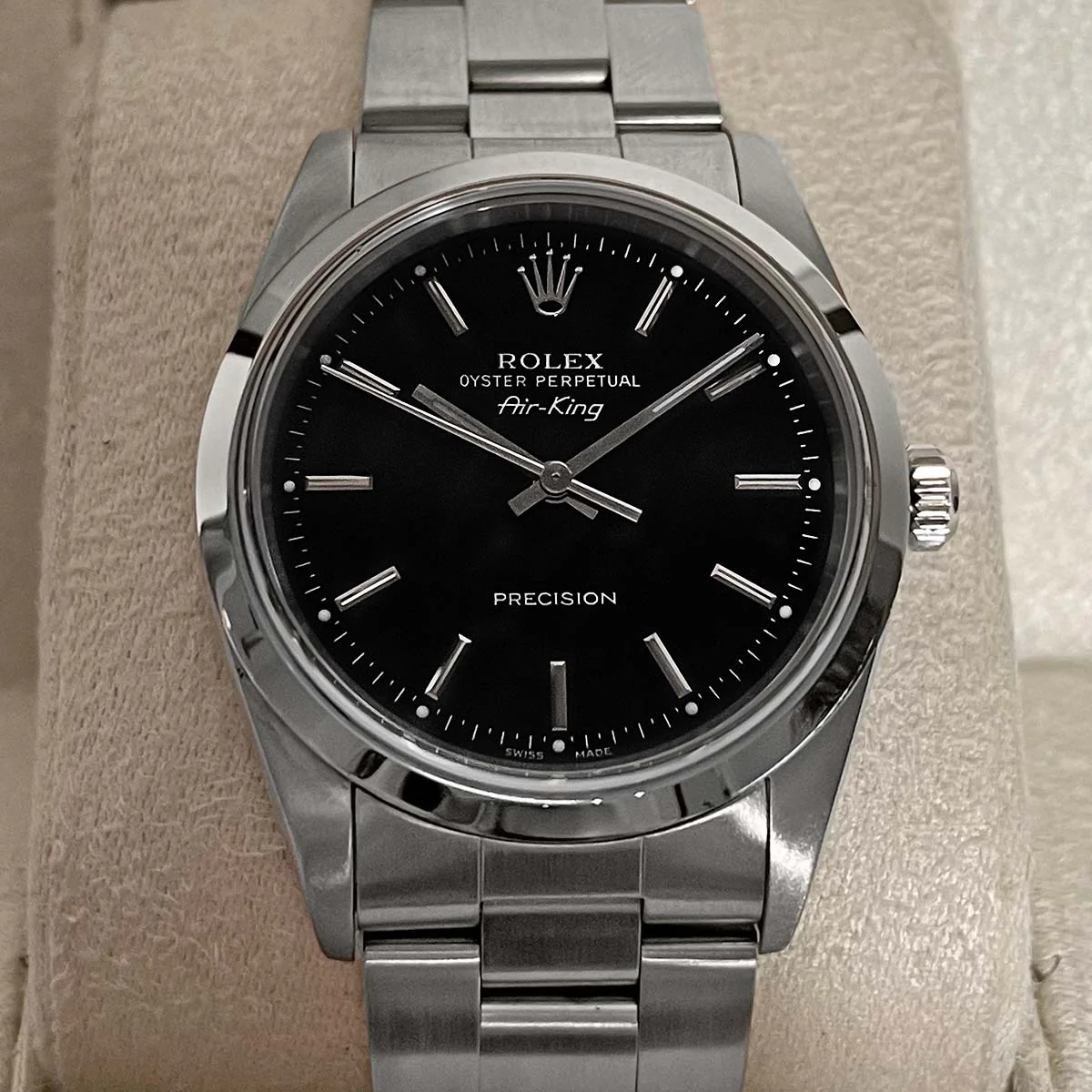Rolex, Air-King 34, Oystersteel | Pre-Owned | 14000M - 2003 - Image 10