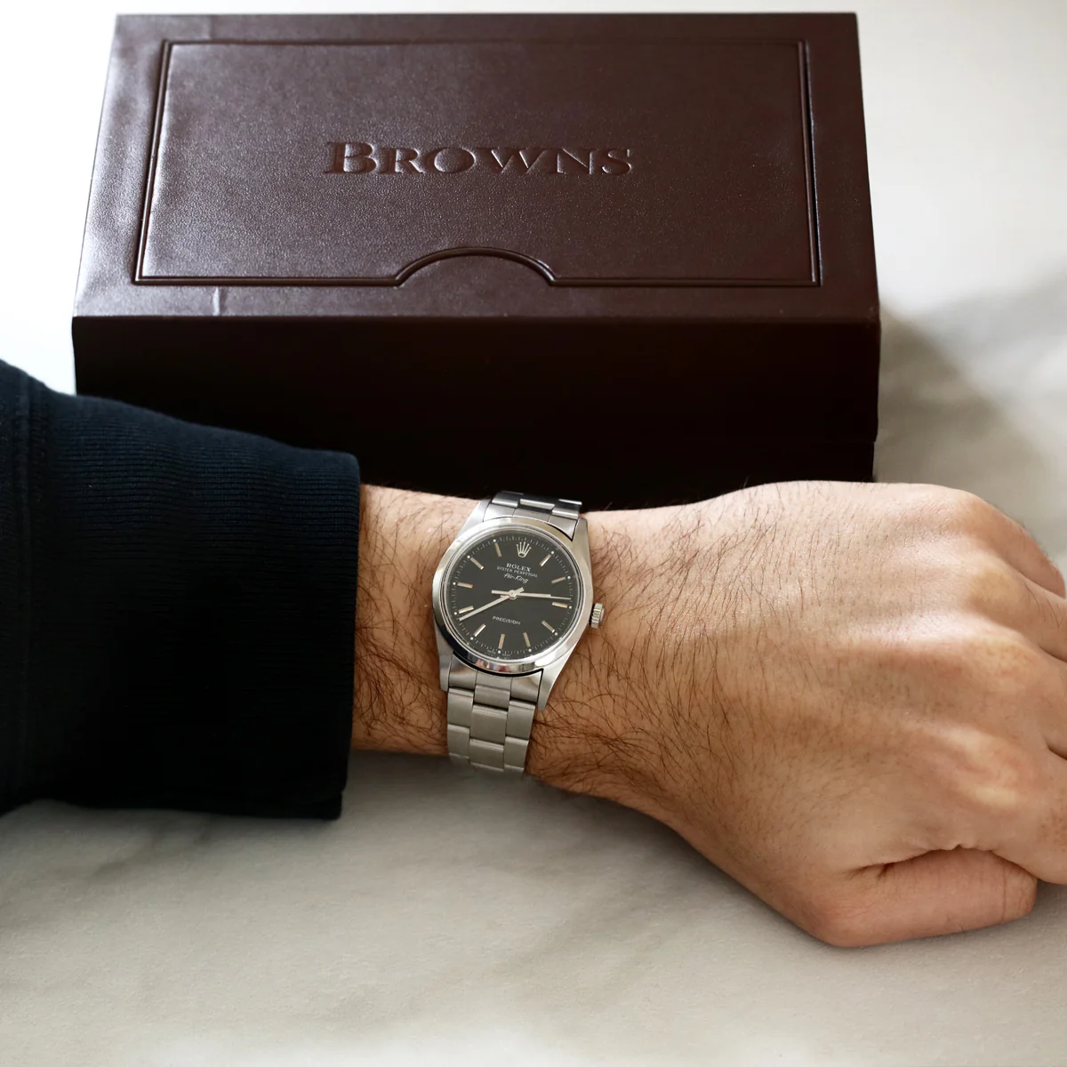 Rolex, Air-King 34, Oystersteel | Pre-Owned | 14000M - 2003 - Image 8