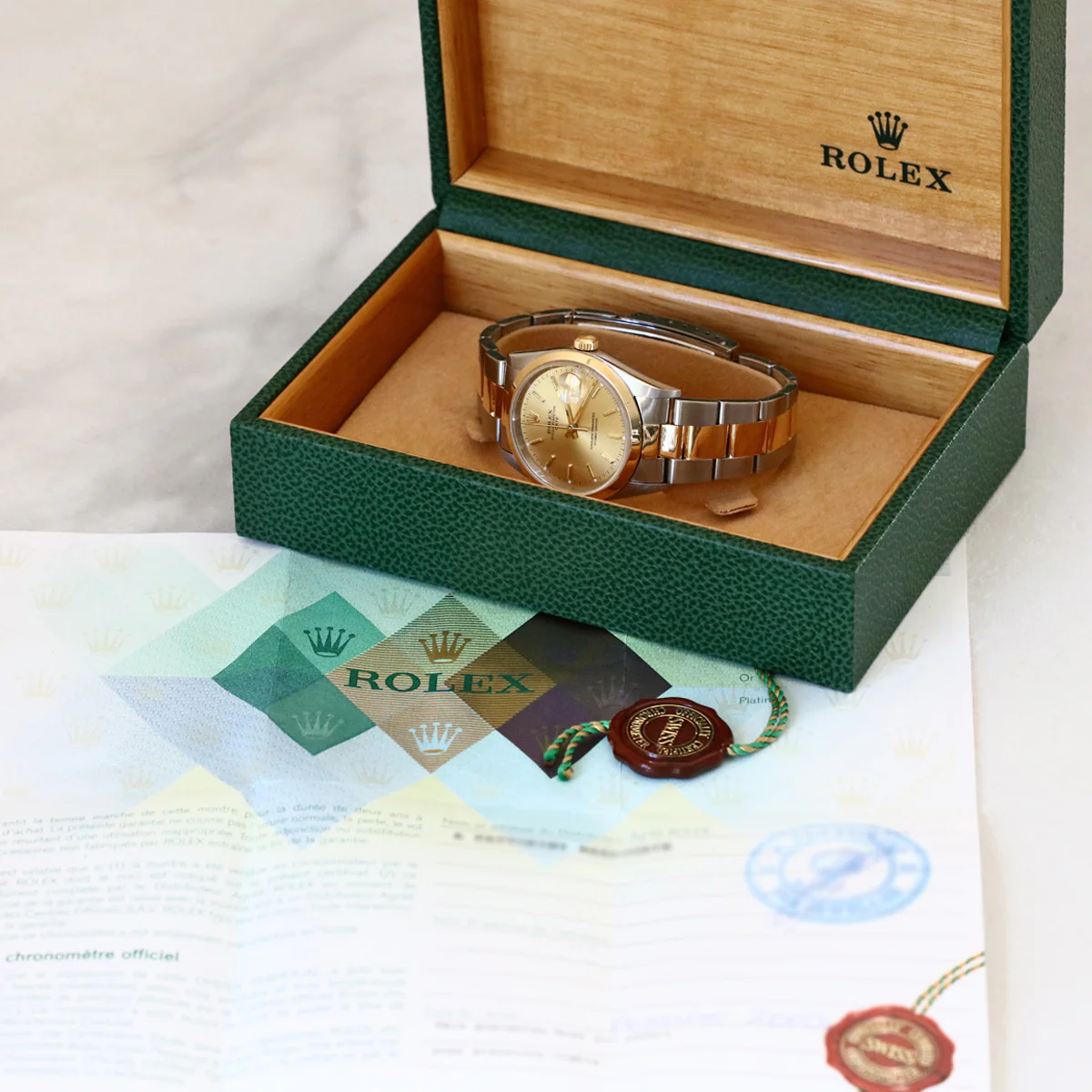 Rolex, Date 34, Yellow Rolesor | Pre-Owned | 15203 - 2003 - Image 10