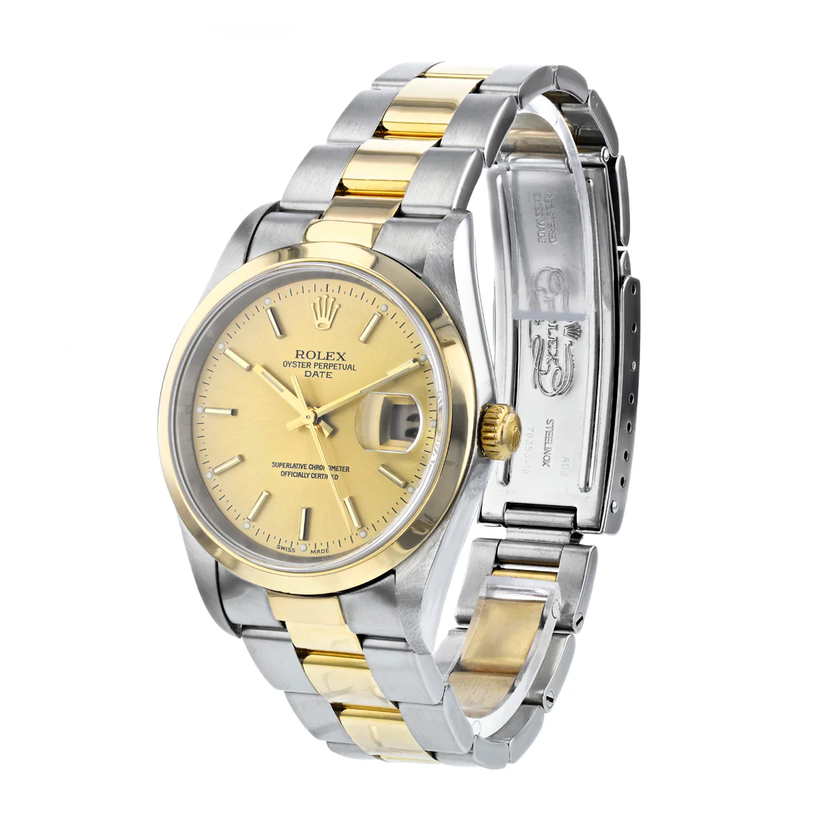 Rolex, Date 34, Yellow Rolesor | Pre-Owned | 15203 - 2003 - Image 3