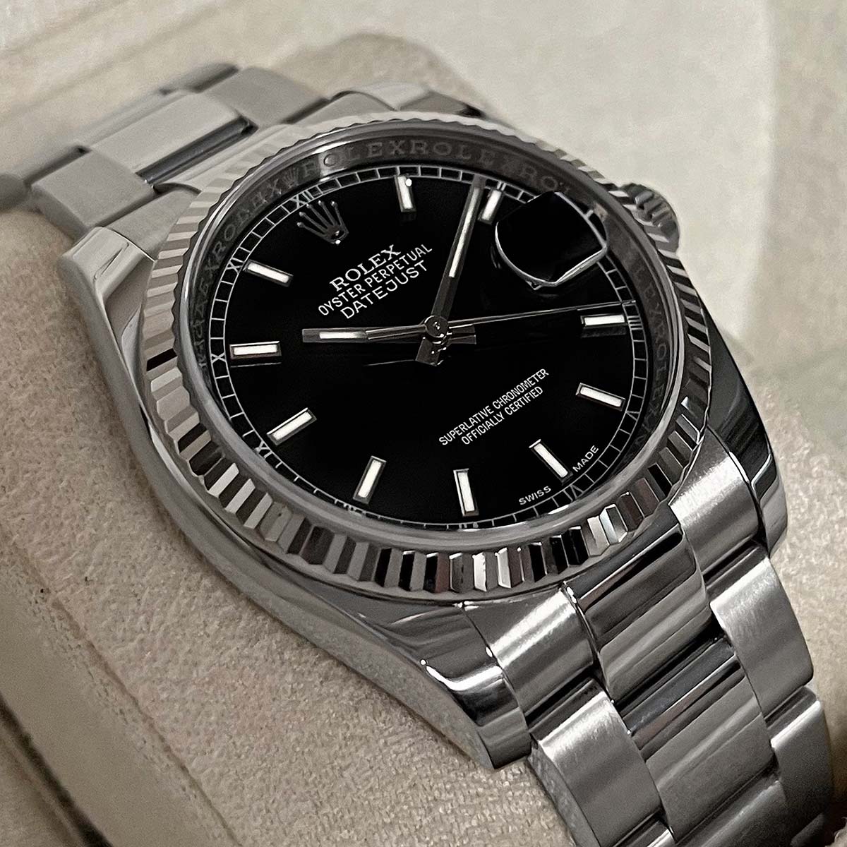 Rolex, Datejust 36, White Rolesor | Pre-Owned | 116234 - 2017 - Image 8