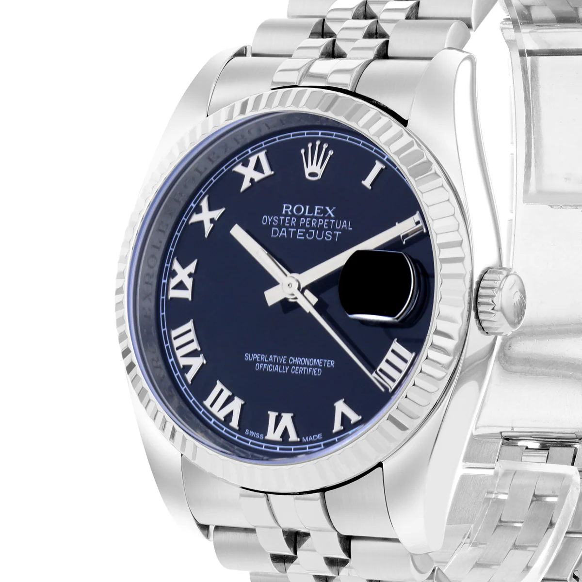 Rolex, Datejust 36, White Rolesor | Pre-Owned | 116234 - 2014 - Image 3