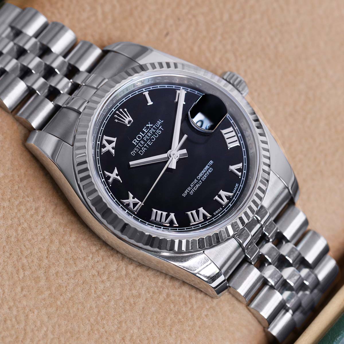 Rolex, Datejust 36, White Rolesor | Pre-Owned | 116234 - 2014 - Image 7