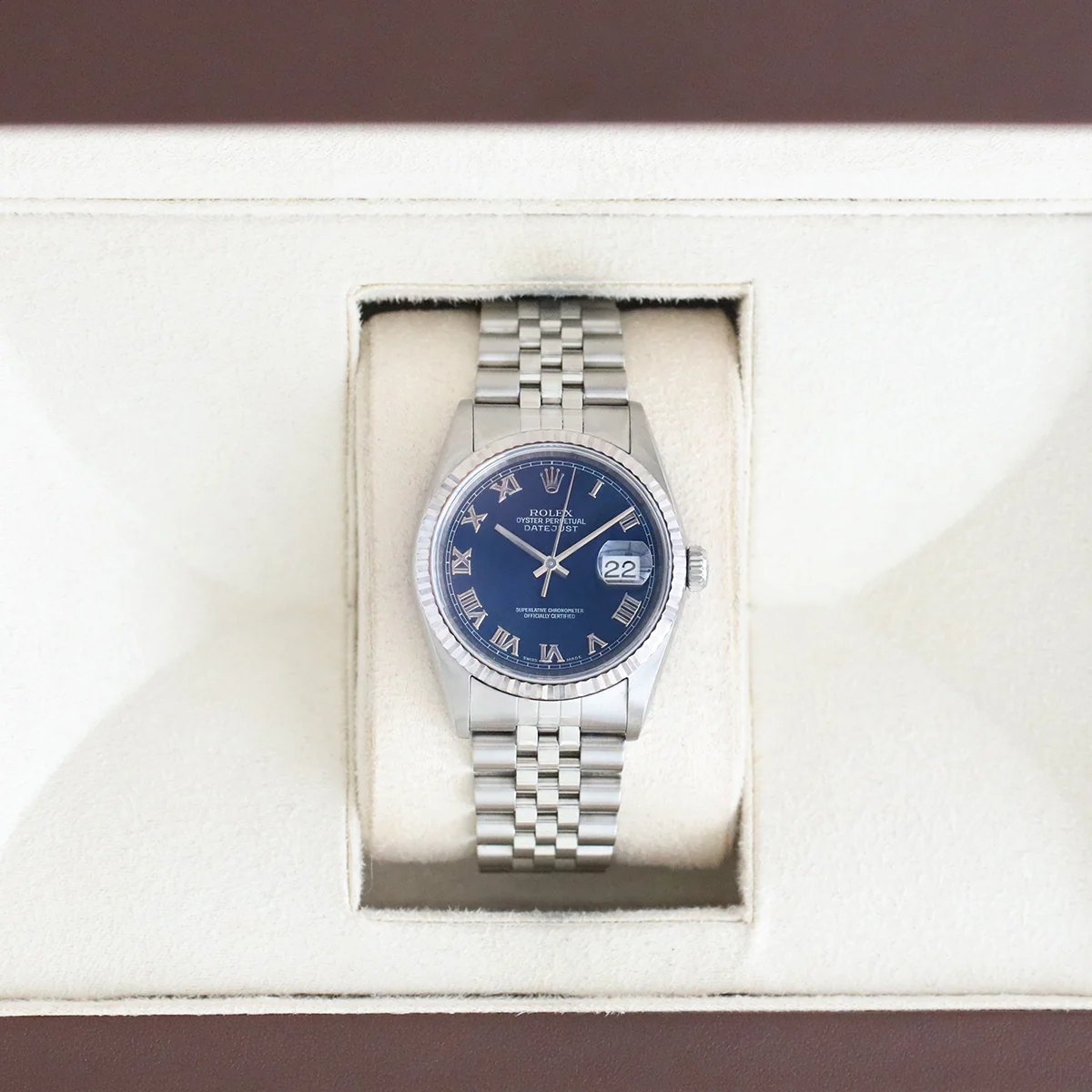 Rolex, Datejust 36, White Rolesor | Pre-Owned | 16234 - 1999 - Image 7