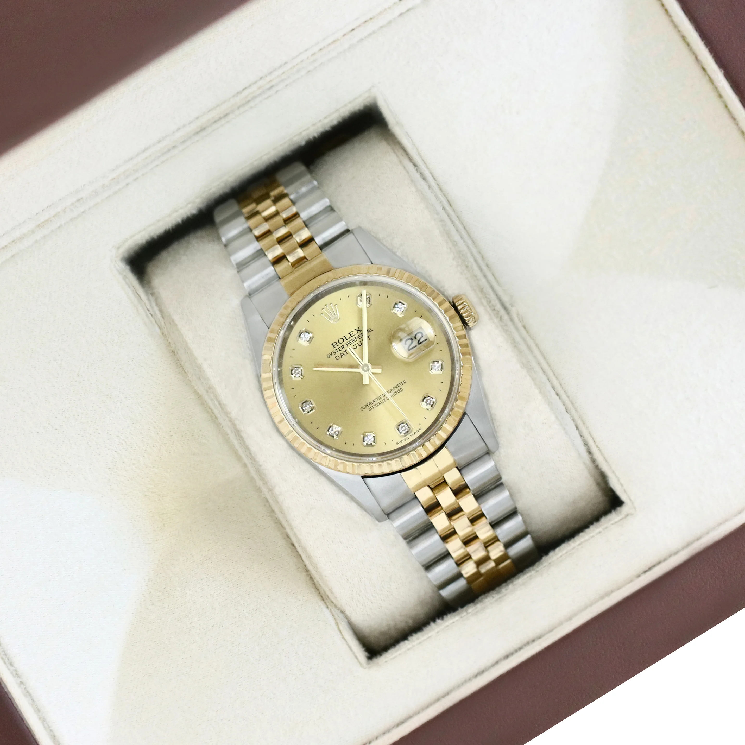 Rolex, Datejust 36, Yellow Rolesor | Pre-Owned | 16233 - 1996 - Image 7