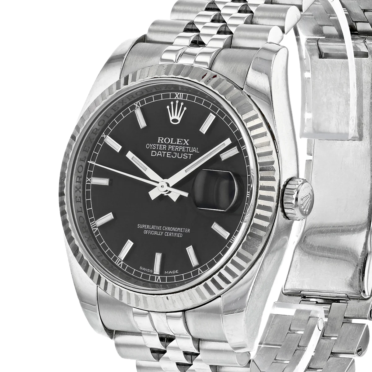 Rolex, Datejust 36, White Rolesor | Pre-Owned | 116234 - 2006 - Image 2