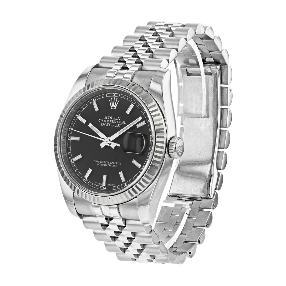 Rolex, Datejust 36, White Rolesor | Pre-Owned | 116234 - 2006 - Image 3