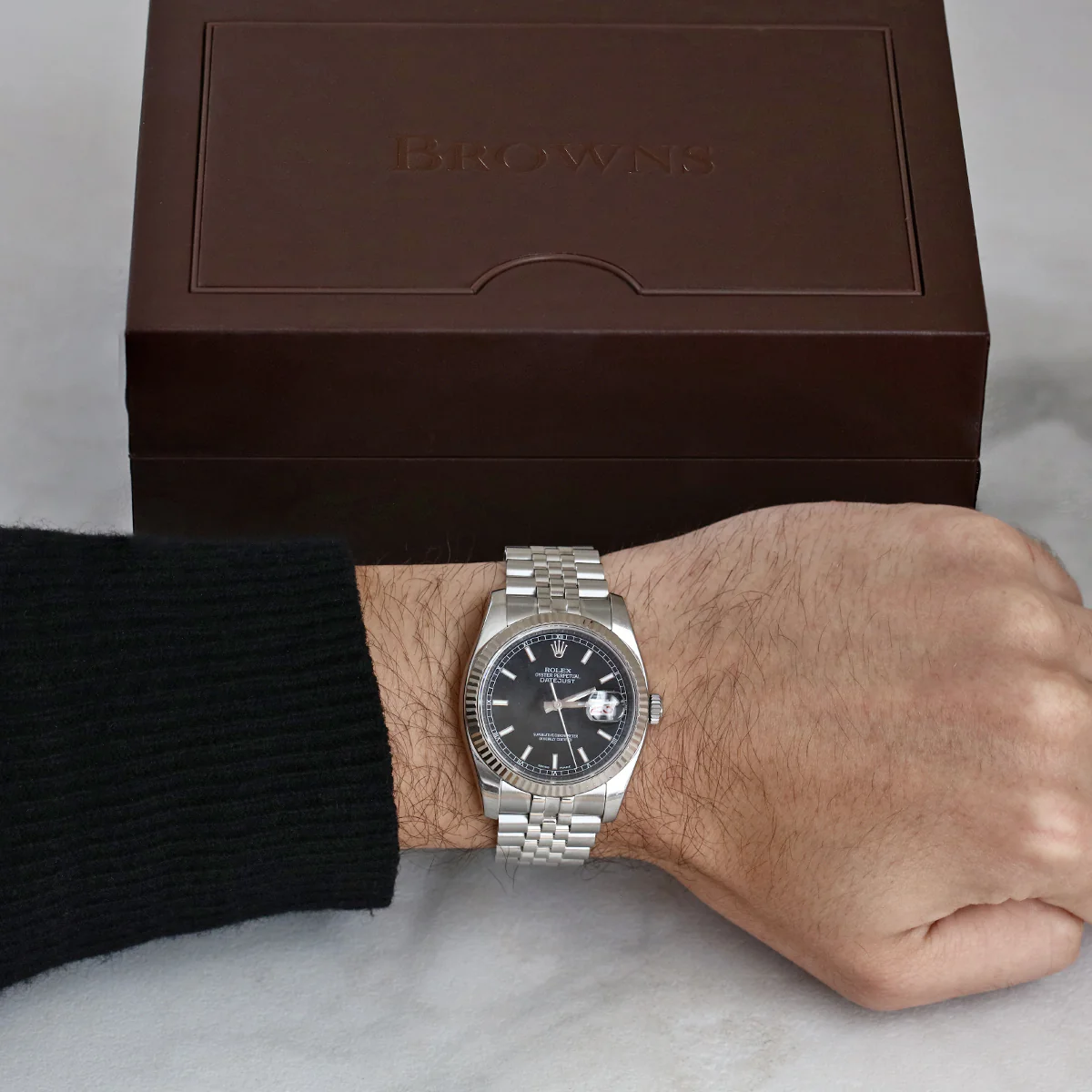 Rolex, Datejust 36, White Rolesor | Pre-Owned | 116234 - 2006 - Image 8
