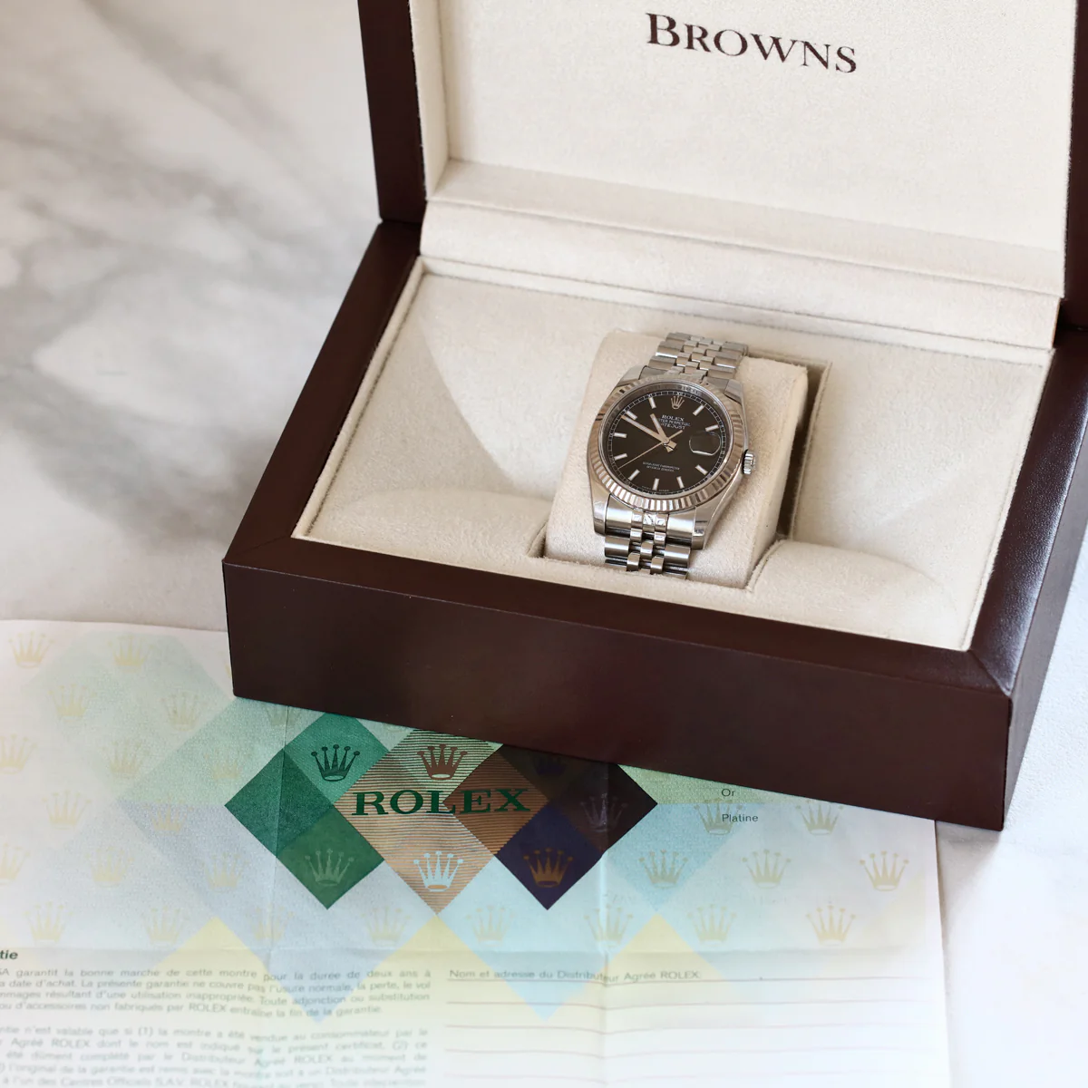 Rolex, Datejust 36, White Rolesor | Pre-Owned | 116234 - 2006 - Image 9