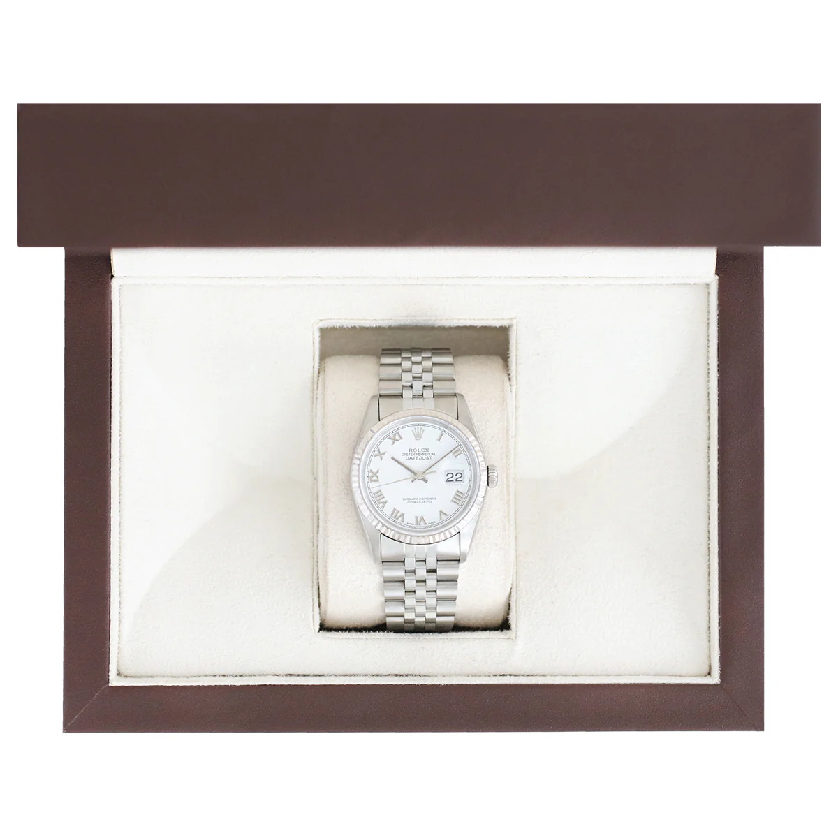 Rolex, Datejust 36, White Rolesor | Pre-Owned | 16234 - 1995 - Image 6