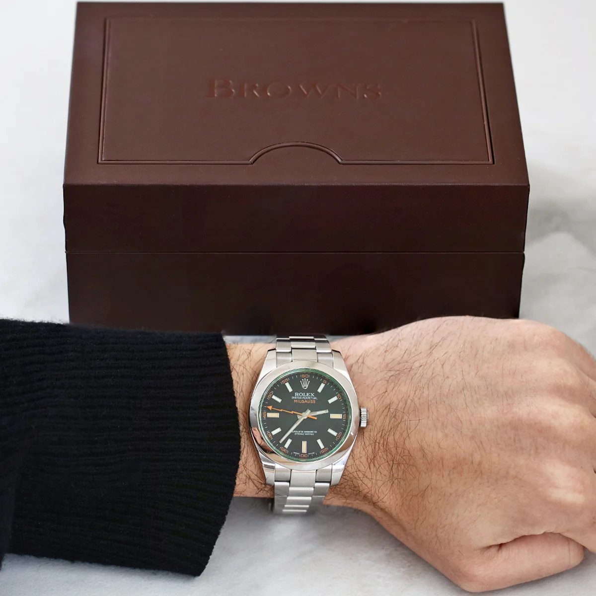 Rolex, Milgauss, Oystersteel | Pre-Owned | 116400GV - 2014 - Image 8