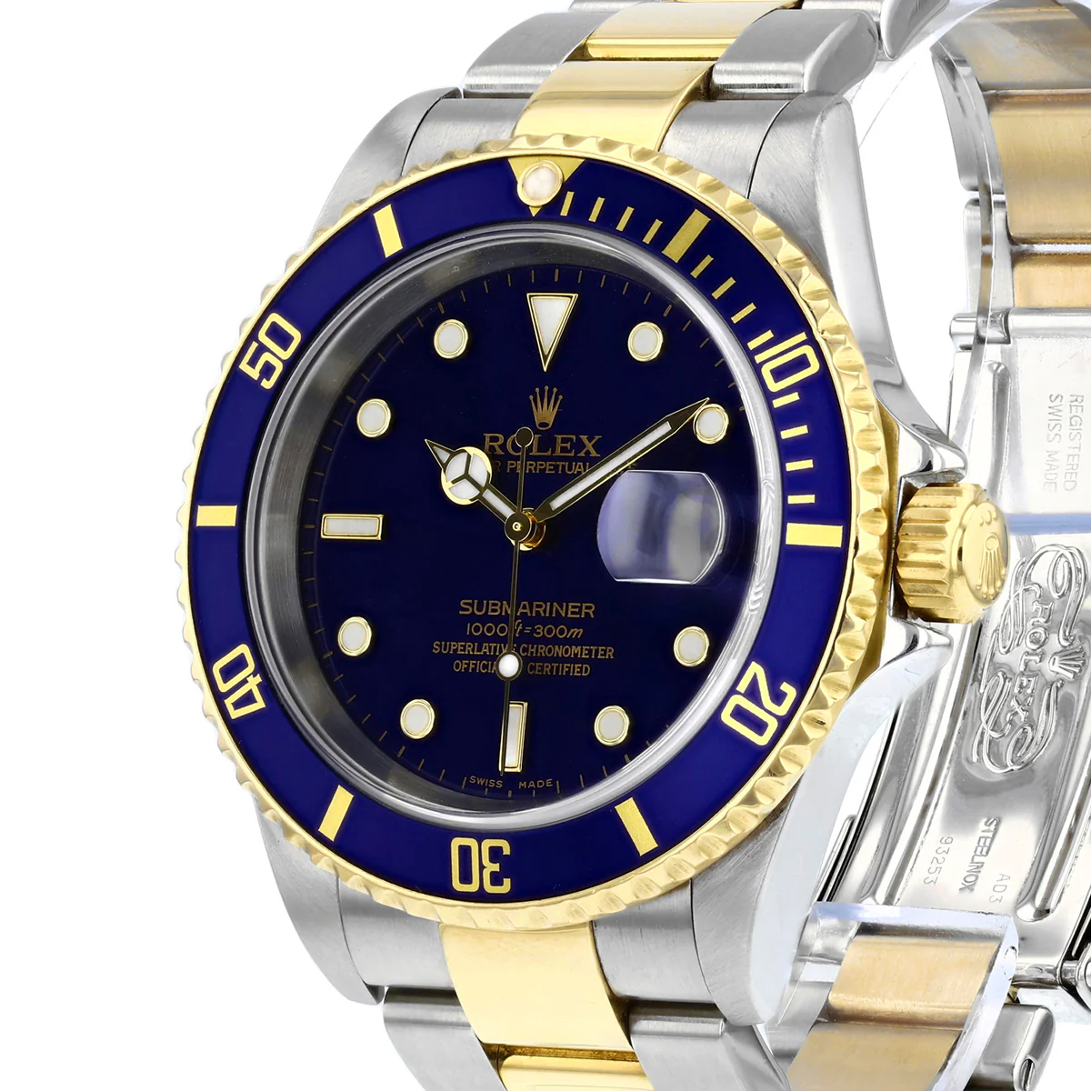 Rolex, Submariner Date, Yellow Rolesor | Pre-Owned | 16613 - 2002 - Image 2