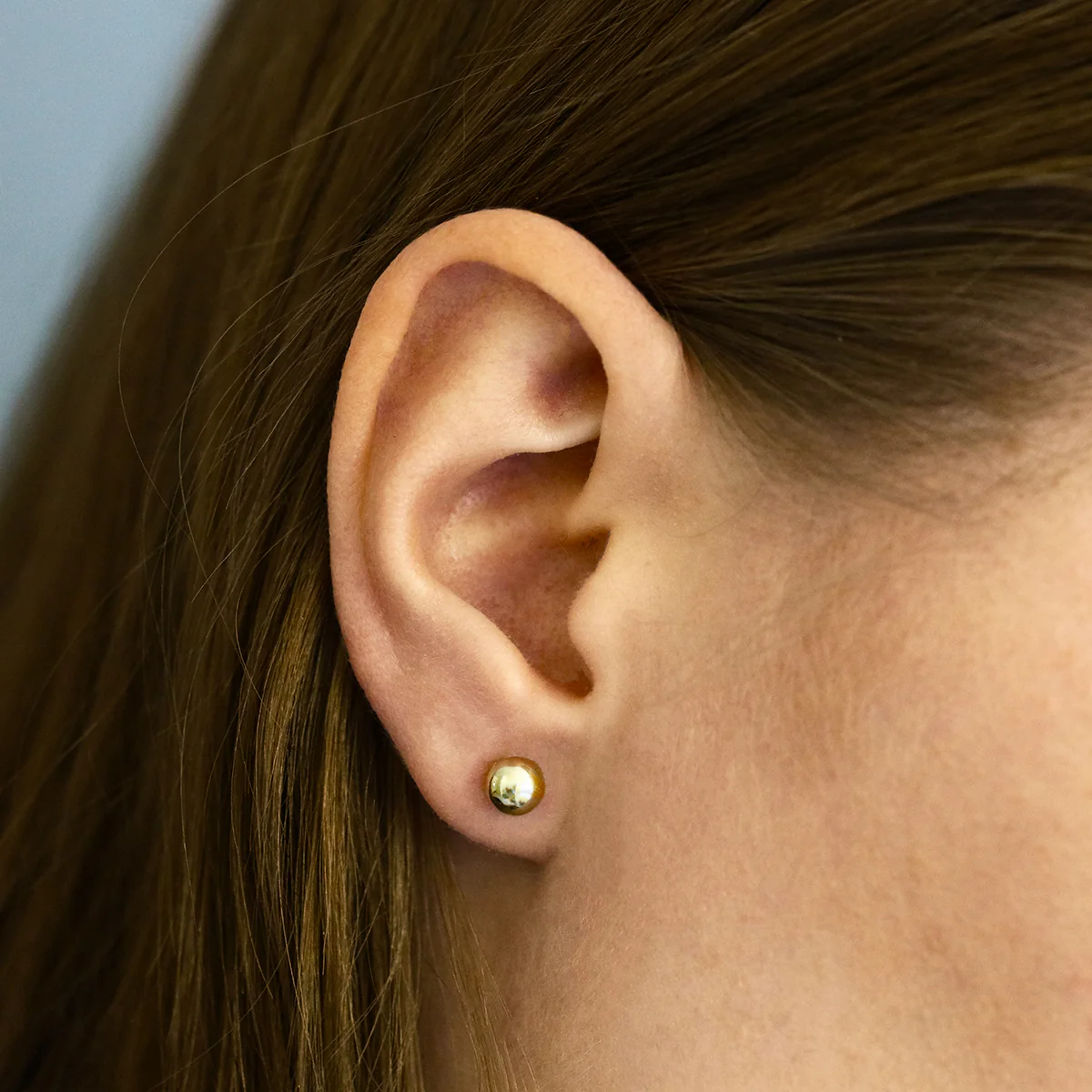 Soleil Collection 6mm Ball Stud Earrings | 9K Yellow Gold - Image 5