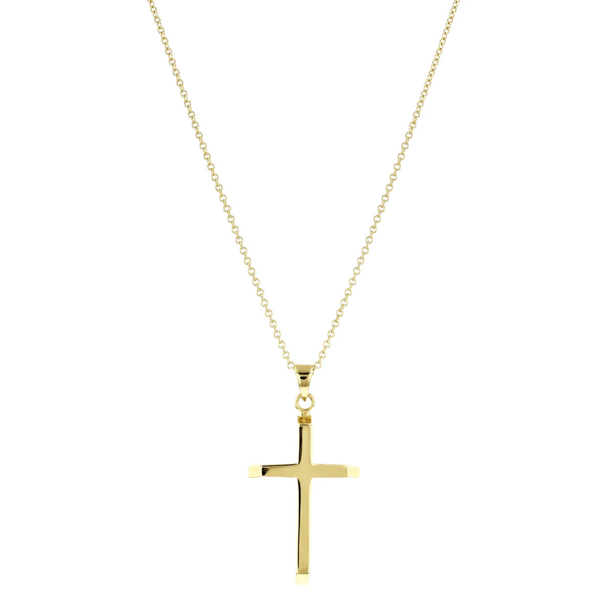 Soleil Collection Cross Pendant | 9K Solid Yellow Gold - Image 6