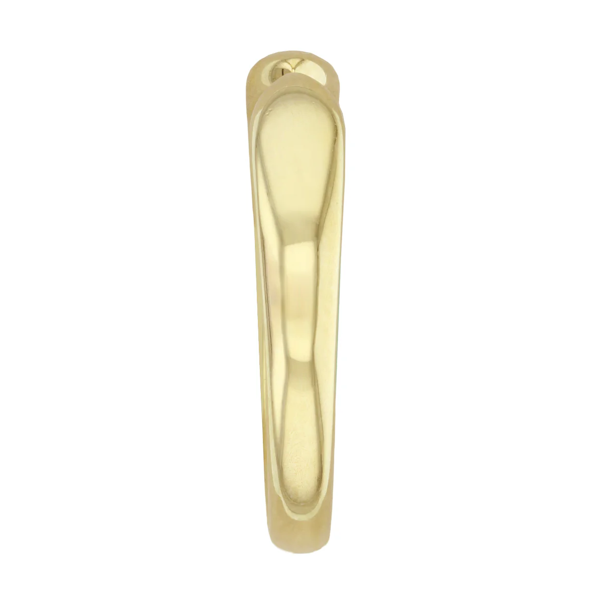 Soleil Collection Gold Claw Stacking Ring | 9K Solid Yellow Gold - Image 3