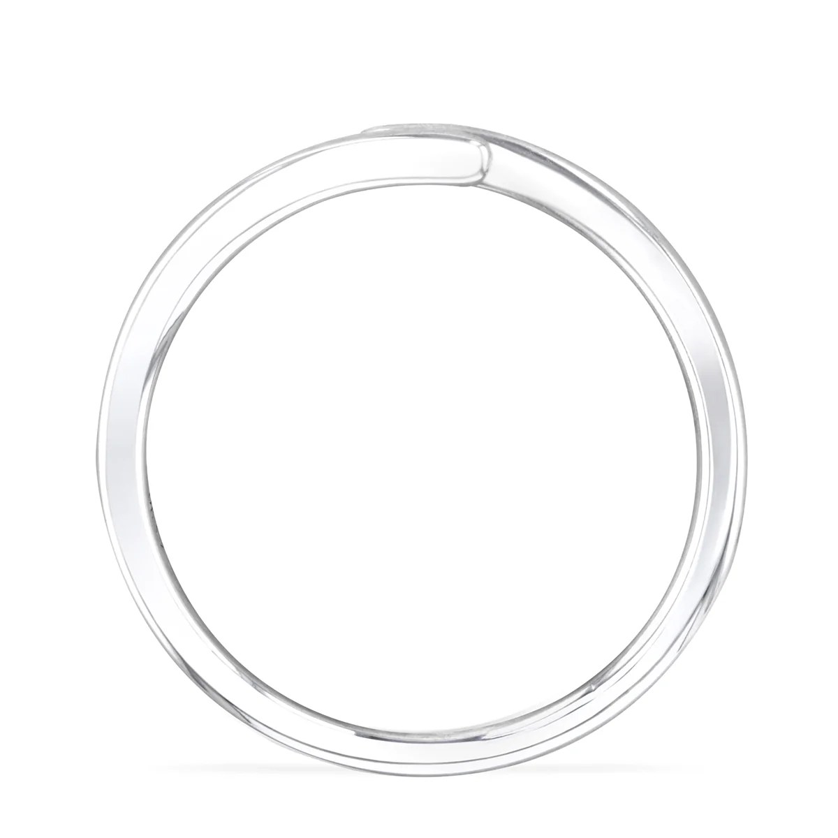 Soleil Collection Gold Wrap Ring | 9K Solid White Gold - Image 3