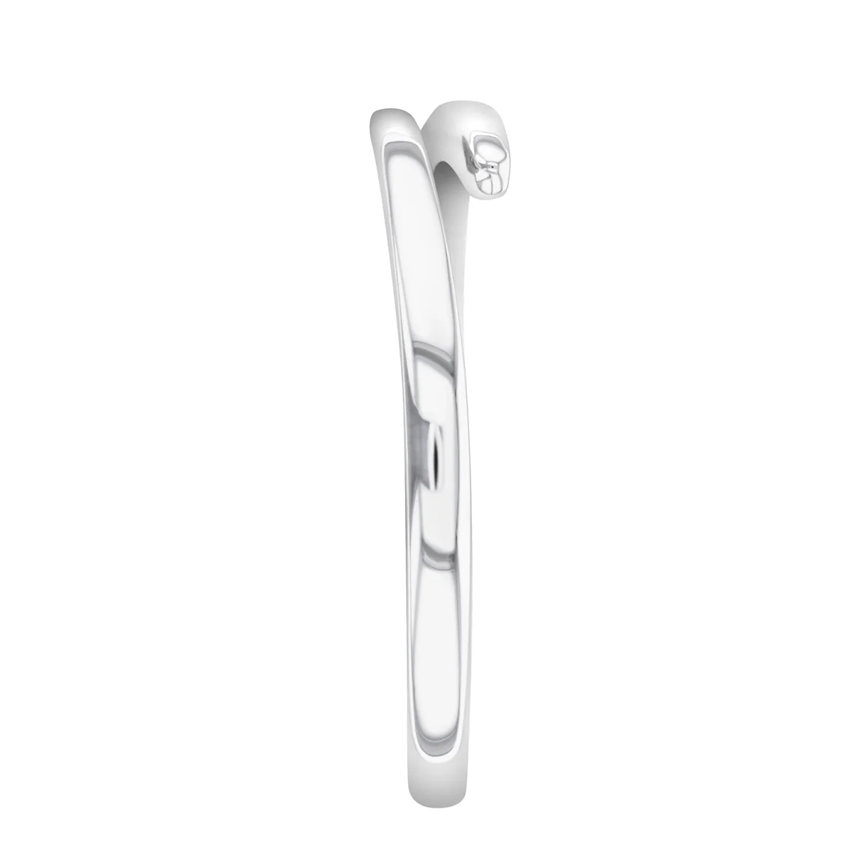 Soleil Collection Gold Wrap Ring | 9K Solid White Gold - Image 4