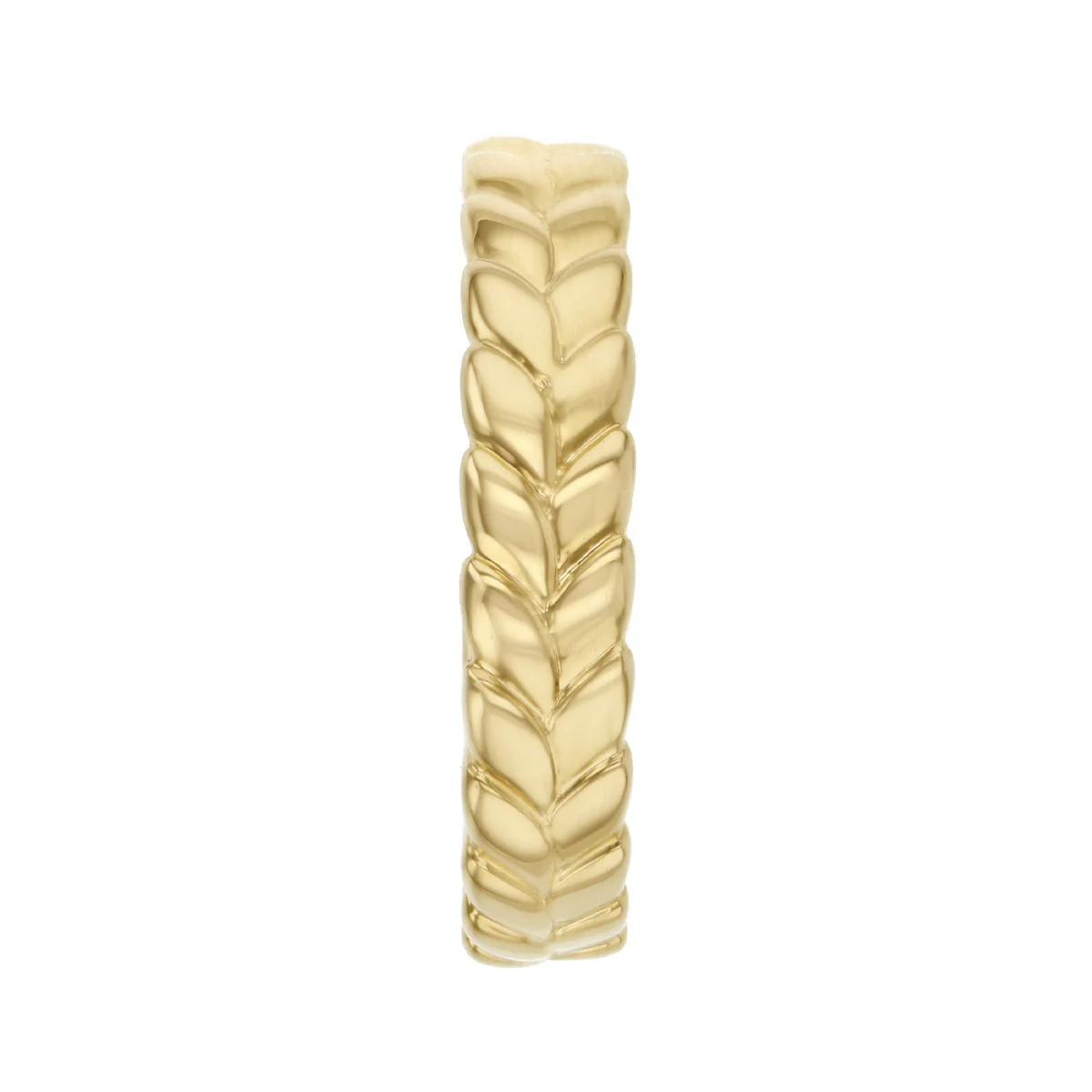 Soleil Collection Leaf Design Dress Ring | 9K yellow Gold - Image 4