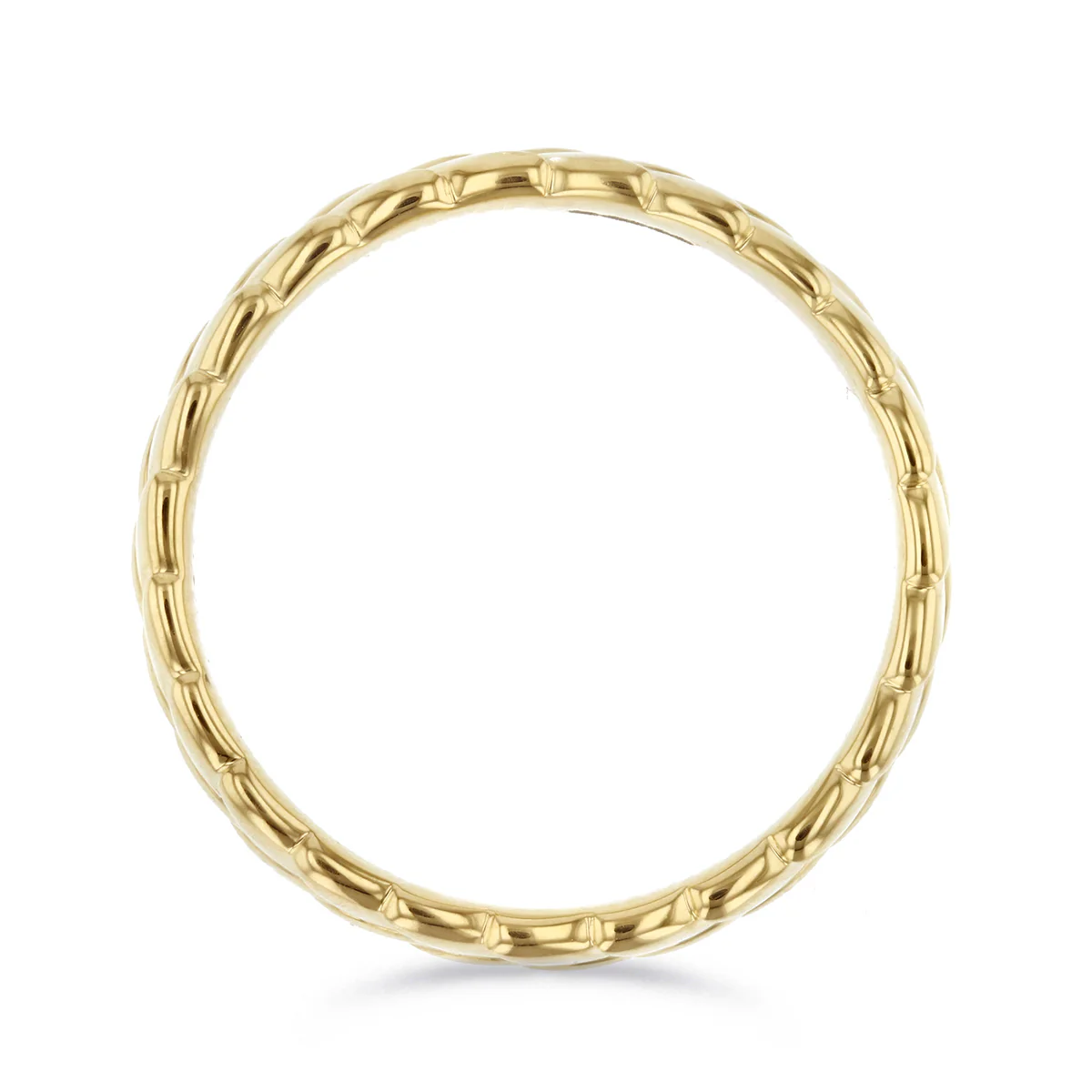 Soleil Collection Leaf Design Dress Ring | 9K yellow Gold - Image 5
