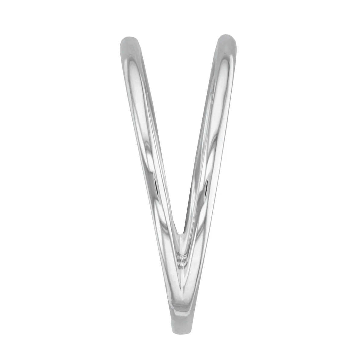 Soleil Collection Open Double Row Ring | 9K Solid White Gold - Image 3